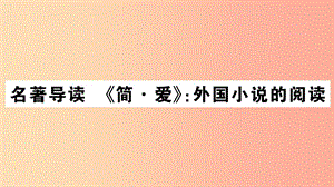 （江西專用）九年級語文下冊 第六單元 名著導讀《簡愛》外國小說的閱讀習題課件 新人教版.ppt