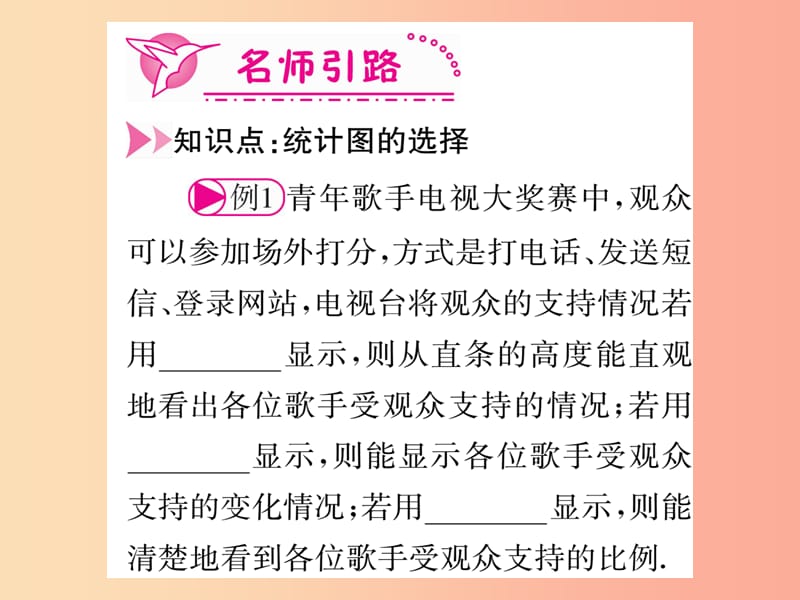 江西省2019秋七年级数学上册 第6章 数据的收集与整理 6.4 统计图的选择课件（新版）北师大版.ppt_第3页