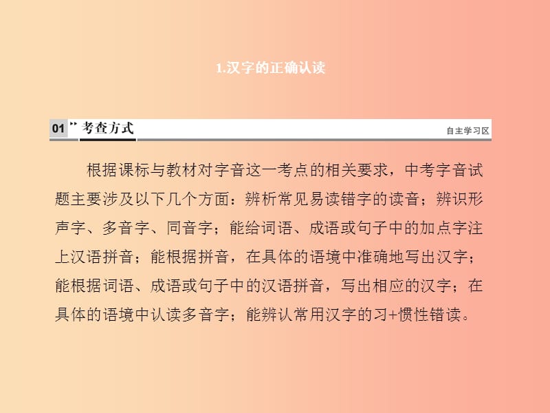 达州专版2019中考语文积累与运用1汉字的正确认读复习课件.ppt_第2页