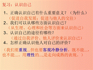 河北省贊皇縣七年級(jí)道德與法治上冊(cè) 第一單元 成長(zhǎng)的節(jié)拍 第三課 發(fā)現(xiàn)自己 第2框 做更好的自己 新人教版.ppt