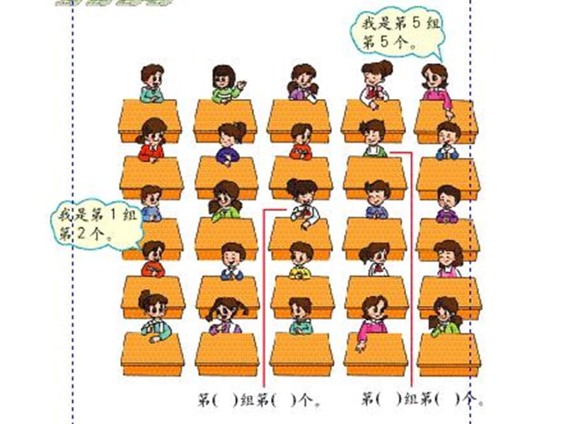 人教版小学一年级数学下册《位置》课件.ppt_第2页