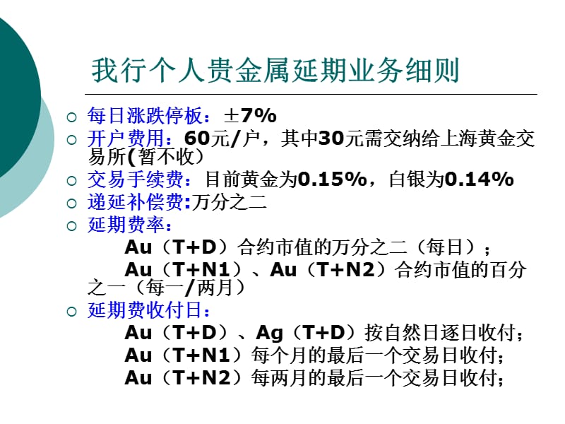 中国民生银行个人贵金属延期交易(黄金白银TD)介绍.ppt_第3页