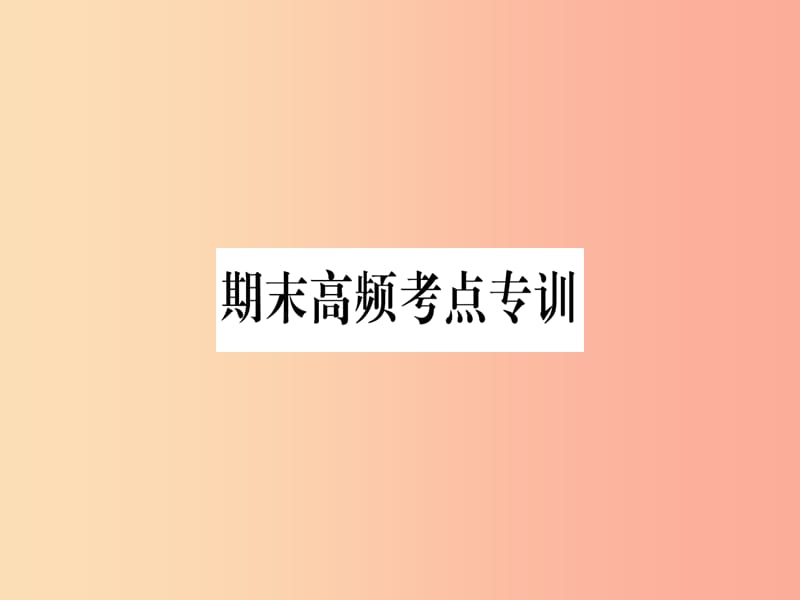 2019年秋九年级化学 期末高频考点专训 专题1 坐标曲线习题课件（新版）粤教版.ppt_第1页