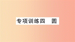 （江西專用）2019春九年級數(shù)學(xué)下冊 專項訓(xùn)練四 圓習(xí)題講評課件 新人教版.ppt