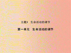 浙江省中考科學(xué)（生物部分）第一篇 主題3 第一單元 生命活動的調(diào)節(jié)課件.ppt