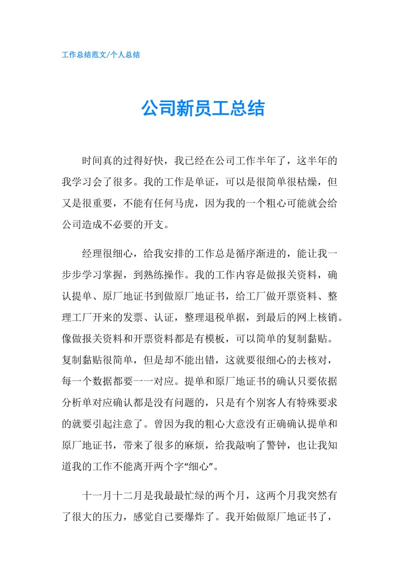 公司新员工总结.doc_第1页