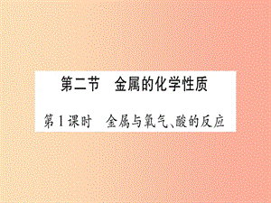 2019年秋九年級化學(xué)全冊第9單元金屬第2節(jié)金屬的化學(xué)性質(zhì)第1課時(shí)金屬與氧氣酸的反應(yīng)習(xí)題課件新版魯教版.ppt