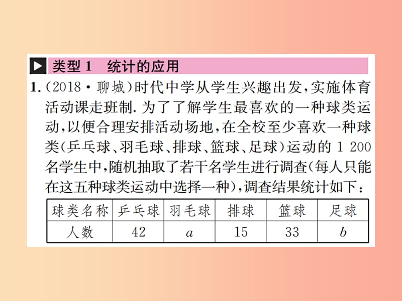 （全国通用版）2019年中考数学复习 第八单元 统计与概率 滚动小专题（九）课件.ppt_第2页