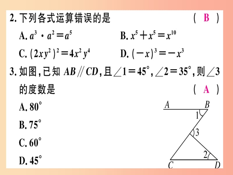 （广东专用）八年级数学上册 期末复习课件 新人教版.ppt_第3页