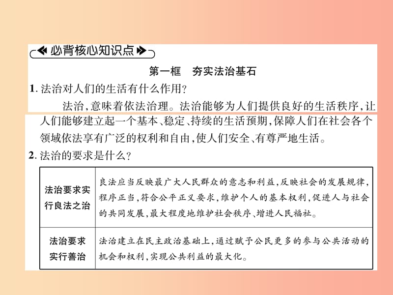 2019年九年级道德与法治上册 第2单元 民主与法治 第4课 建设法治中国课件 新人教版.ppt_第2页