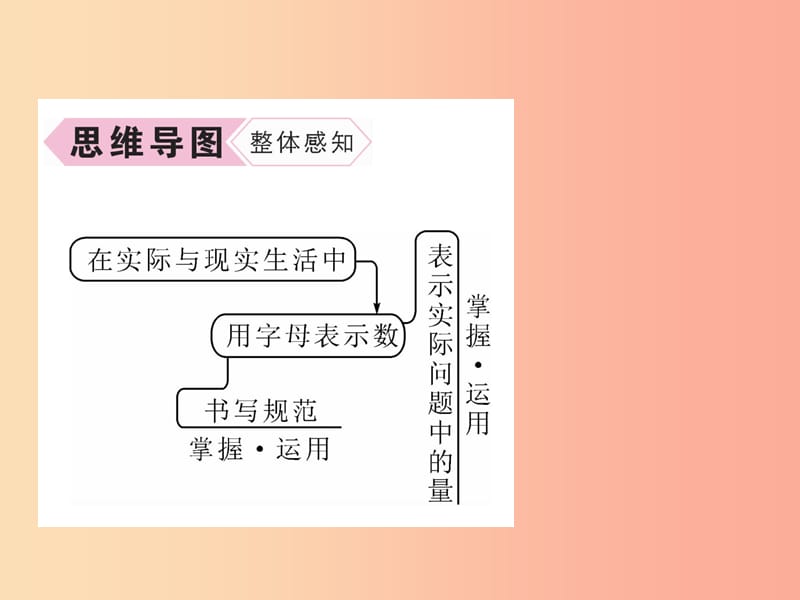 （山西专用）2019年秋七年级数学上册 第2章 整式的加减 2.1 整式 第1课时 用字母表示数习题课件 新人教版.ppt_第3页