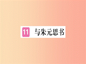 （河南專用）八年級語文上冊 第三單元 11 與朱元思書習(xí)題課件 新人教版.ppt