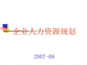 人力資源規(guī)劃(3級).ppt