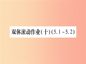 （江西專版）2019秋九年級(jí)數(shù)學(xué)上冊(cè) 雙休作業(yè)（十）（5.1-5.2）作業(yè)課件（新版）北師大版.ppt