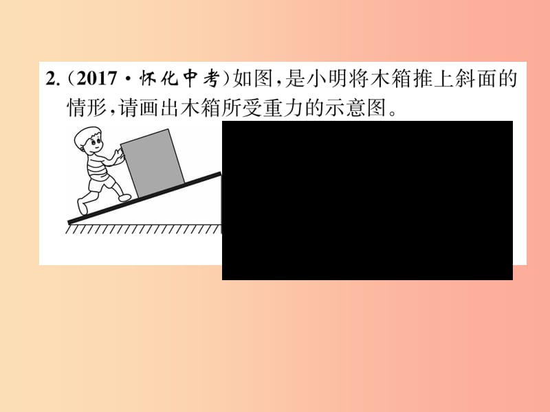 2019年八年级物理全册 小专题七 力的示意图与实验探究习题课件（新版）沪科版.ppt_第3页