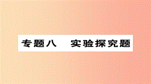 （河北專版）2019屆中考化學復習 第二編 重點題型突破篇 專題8 實驗探究題（精練）課件.ppt