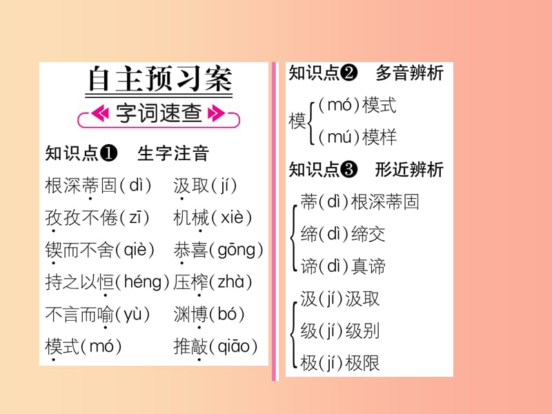 2019年九年级语文上册 第五单元 19 谈创造性思维作业课件 新人教版.ppt_第2页