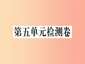 （河南專(zhuān)版）2019春八年級(jí)語(yǔ)文下冊(cè) 第五單元檢測(cè)卷習(xí)題課件 新人教版.ppt