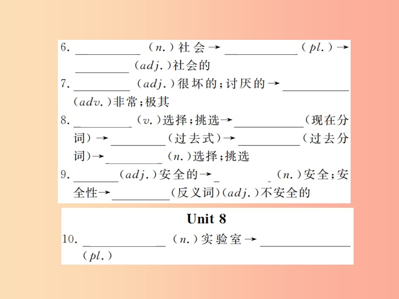 山东省2019年中考英语总复习 第一部分 系统复习 成绩基石 九全 第16讲 Unit 7-8课件.ppt_第3页