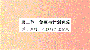 2019年八年級生物下冊 8.1.2 免疫與計劃免疫課件 新人教版.ppt