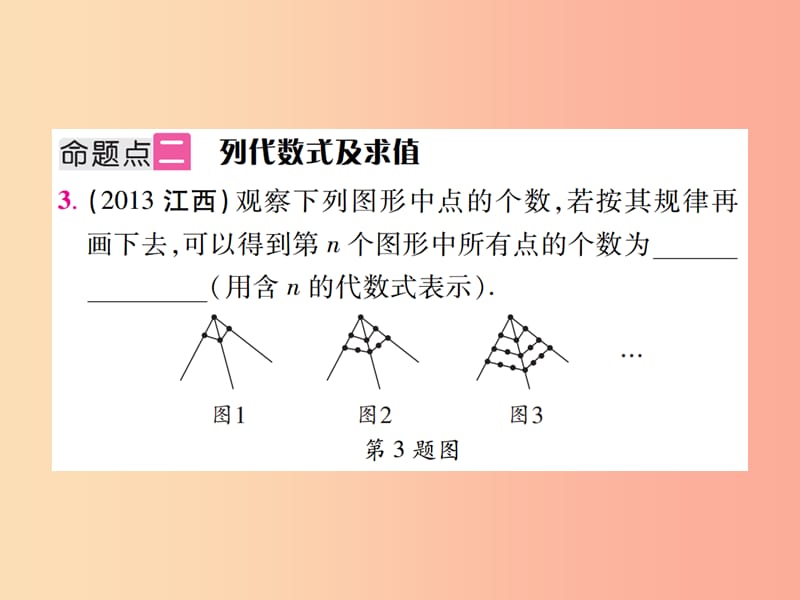 江西省2019年中考数学总复习第一单元数与式第3课时整式及因式分解考点整合课件.ppt_第3页