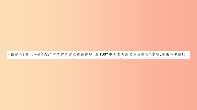 湖南省2019年中考语文第1部分积累与运用专题2词语成语的理解与运用课件.ppt_第2页