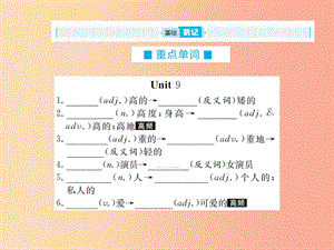 山西省2019中考英語二輪復(fù)習(xí) 七下 Unit 9-12復(fù)習(xí)課件 人教新目標(biāo)版.ppt