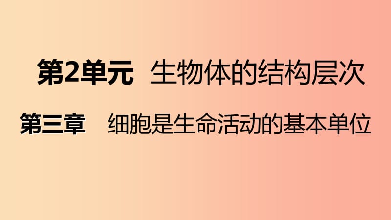 七年级生物上册 第二单元 第三章 第三节 细胞的分裂与分化（第2课时 细胞分化与组织形成）课件 苏教版.ppt_第1页