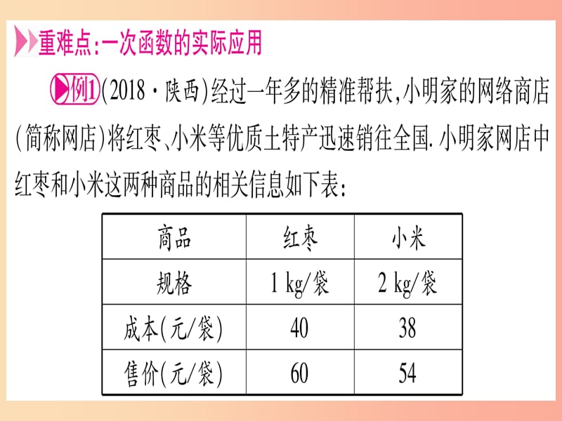 2019中考数学总复习 第一轮 考点系统复习 第3章 函数 第2节 一次函数 课时2 一次函数的应用课件.ppt_第3页