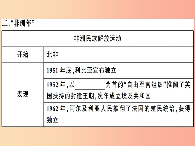 九年级历史下册 第五单元 冷战和美苏对峙的世界 第19课 亚非拉国家的新发展习题课件 新人教版.ppt_第3页