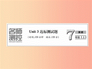 2019年秋七年級英語上冊 Unit 3 Is this your pencil達標測試卷課件 新人教版.ppt