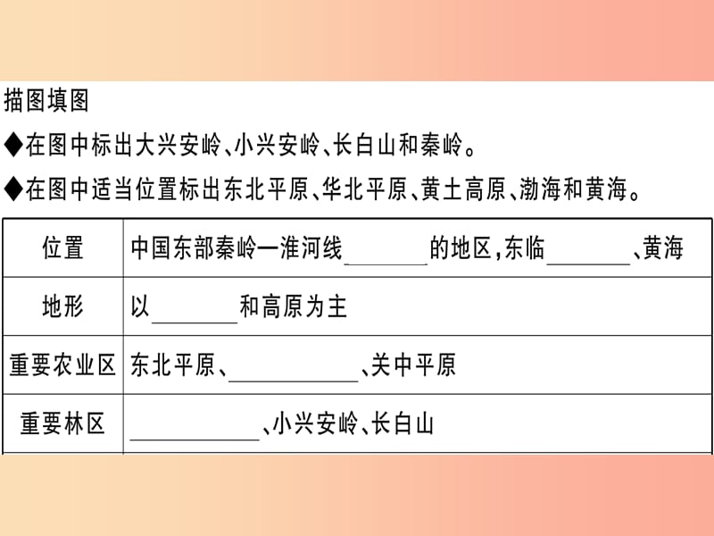 2019八年级地理下册第五章第二节北方地区和南方地区第1课时北方地区习题课件新版湘教版.ppt_第3页