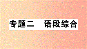 （安徽專(zhuān)版）2019年七年級(jí)語(yǔ)文上冊(cè) 微專(zhuān)題2 語(yǔ)段綜合習(xí)題講評(píng)課件 新人教版.ppt