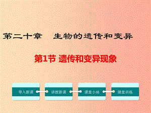 八年級生物上冊 第20章 第1節(jié) 遺傳和變異現(xiàn)象課件 （新版）北師大版.ppt