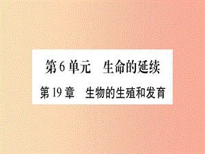 （貴港地區(qū)）2019年中考生物總復(fù)習(xí) 八上 第6單元 第19章 生物的生殖和發(fā)育習(xí)題課件.ppt