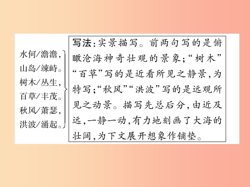 （百色专版）2019届中考语文总复习 专题5 古诗词曲赏析 七上教材古诗词曲知识梳理课件.ppt_第3页