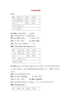 2019年三年級(jí)語(yǔ)文上冊(cè)《小河蚌的故事》教學(xué)參考 語(yǔ)文A版 .doc