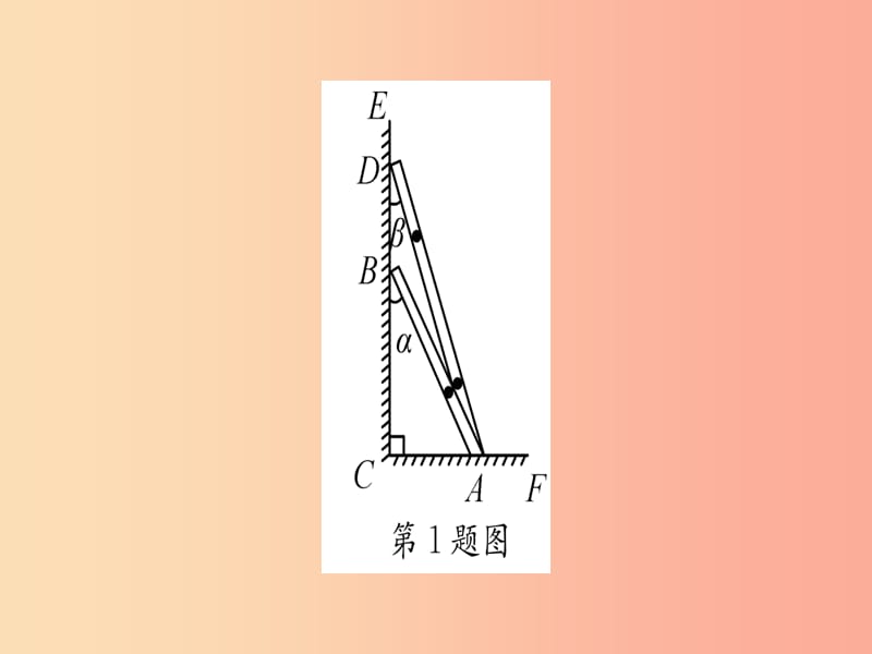 九年级数学下册第28章锐角三角函数专题6解直角三角形的实际应用课堂导练课件含2019中考真题 新人教版.ppt_第3页