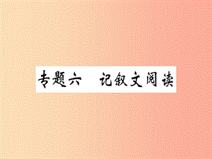 （安徽專(zhuān)版）2019春八年級(jí)語(yǔ)文下冊(cè) 專(zhuān)題復(fù)習(xí)六 記敘文閱讀習(xí)題課件 新人教版.ppt