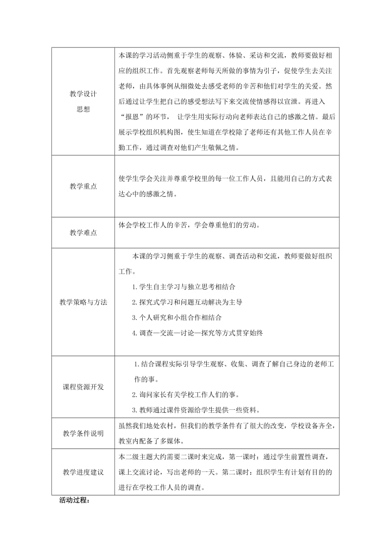 2019年三年级思想品德上册 第二单元 品德与社会教案 山东人民版.doc_第2页