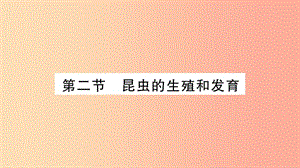 2019年八年級(jí)生物下冊(cè) 7.1.2 昆蟲的生殖和發(fā)育課件 新人教版.ppt