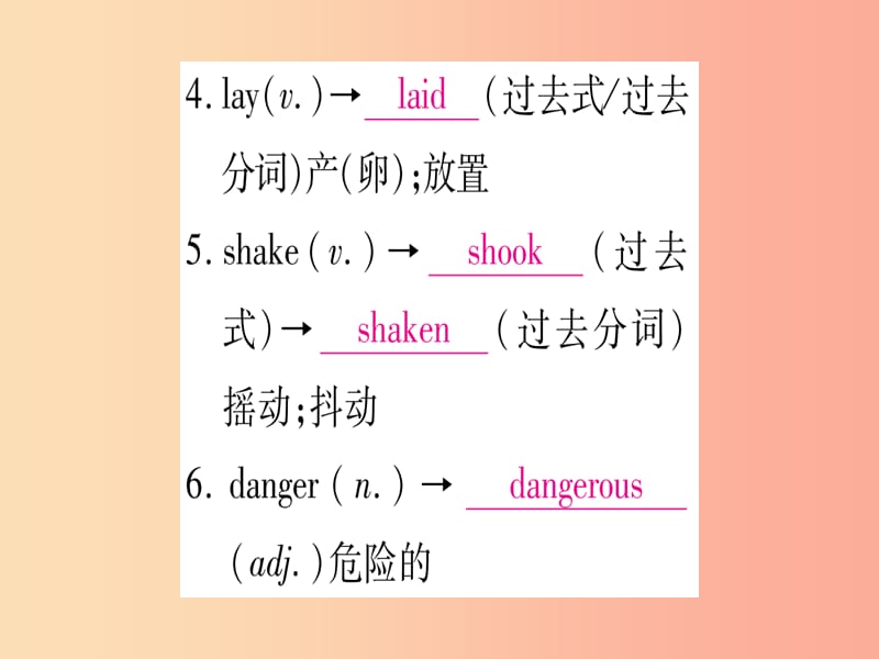 甘肃省2019中考英语 第一篇 教材系统复习 考点精讲10 八下 Units 3-4课件（新版）冀教版.ppt_第3页