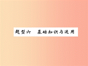 （貴陽專版）2019中考英語復(fù)習(xí) 第3部分 中考題型攻略篇 題型6 基礎(chǔ)知識與運用（精講）課件.ppt