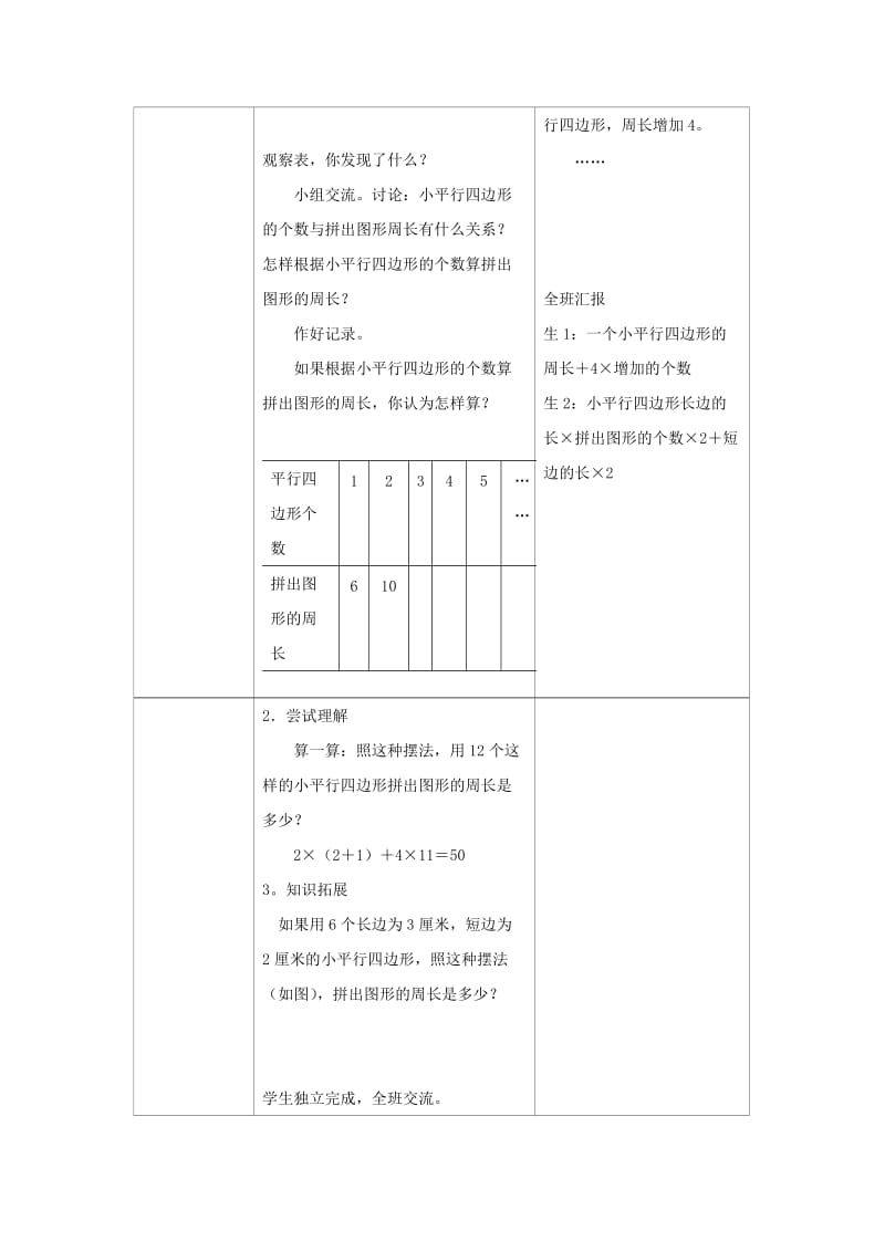 2019年(春)四年级数学下册 6.3《探索规律》教案6 （新版）西师大版.doc_第2页