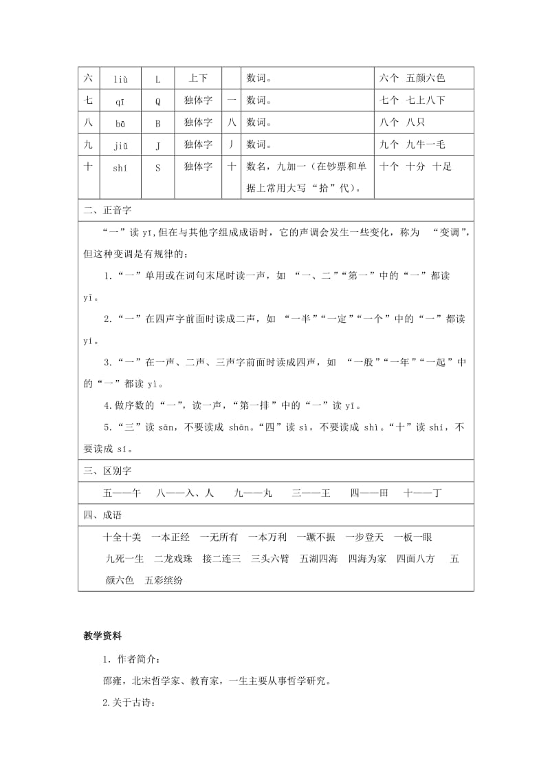 2019年(秋)一年级语文上册 第2单元 汉字家园一教学设计2 长春版.doc_第2页