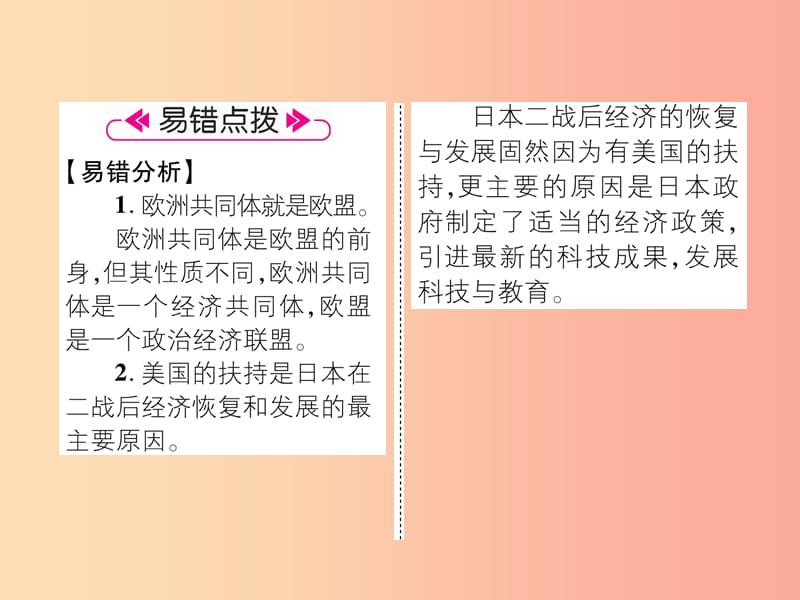 2019九年级历史下册 第5单元 冷战和美苏对峙的世界 第17课 战后资本主义的新变化易错点拨课件 新人教版.ppt_第2页