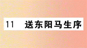 （江西專(zhuān)用）九年級(jí)語(yǔ)文下冊(cè) 第三單元 11 送東陽(yáng)馬生序習(xí)題課件 新人教版.ppt