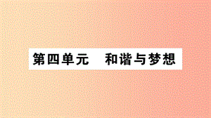 九年級道德與法治上冊 第四單元 和諧與夢想 第七課 中華一家親 第1框 促進民族團結習題課件 新人教版 (2).ppt