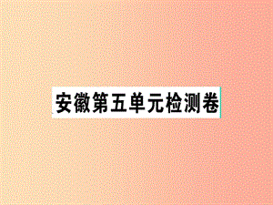 （安徽專版）2019春八年級語文下冊 第五單元檢測卷課件 新人教版.ppt