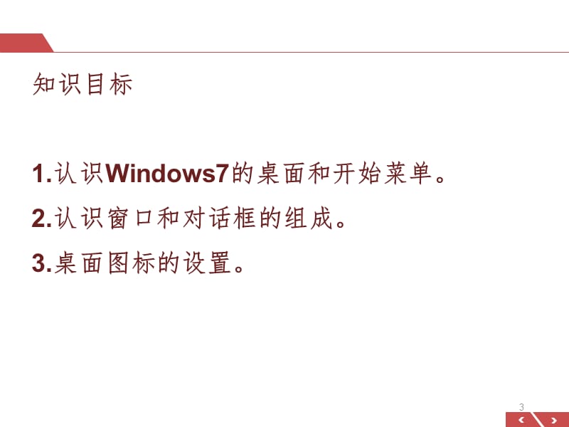 认识Windows7操作界面ppt课件_第3页